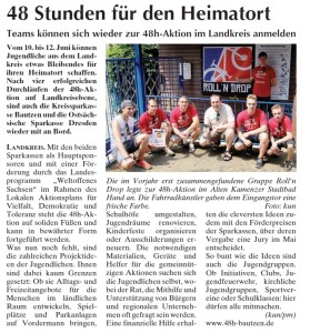 13.02.2016_Wochenkurier_KM_48h_Aktion